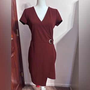Almost Famous Burgundy Mini Dress